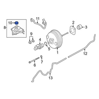 Porsche OE - Brake Master Cylinder Reservoir Cap