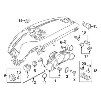 Porsche OE - Instrument Panel - Cluster & Switches