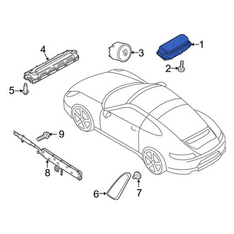 Porsche OE - Upper Instrument Panel Air Bag