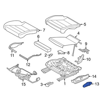Porsche OE - Front Left Power Seat Switch