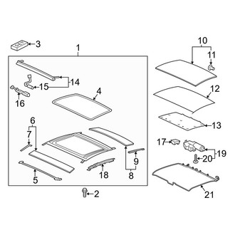 Porsche OE - Roof - Sunroof (W/O Glass Panel), (Coupe)
