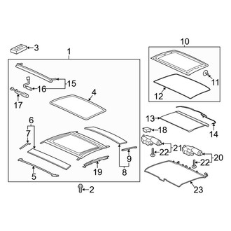 Porsche OE - Roof - Sunroof (With Glass Panel), (Coupe)