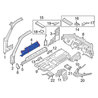 Porsche OE - Right Rocker Panel