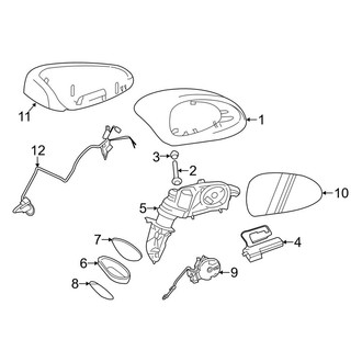 Porsche OE - Door - Outside Mirrors