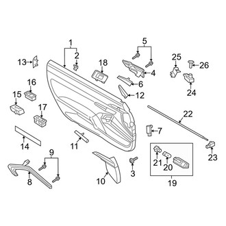Porsche OE - Door - Interior Trim (Leather), (Turbo / Turbo S)