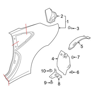 Porsche OE - Quarter Panel & Components (Coupe)