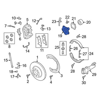 Porsche OE - Rear Wheel Hub