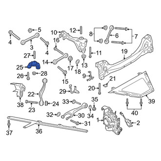 Porsche OE - Rear Suspension Shock Absorber Mount