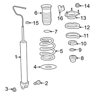Porsche OE - Rear Suspension - Struts & Components