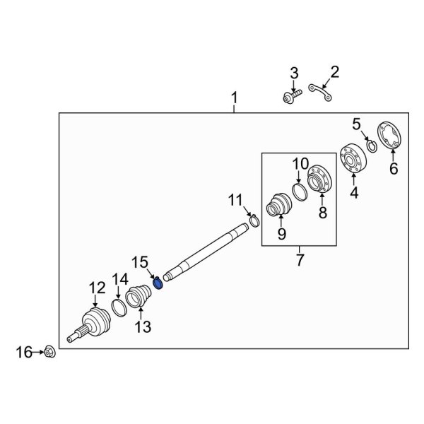 CV Joint Boot Band