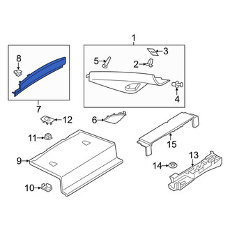 Porsche OE - Rear Lower Interior Quarter Panel Trim Panel