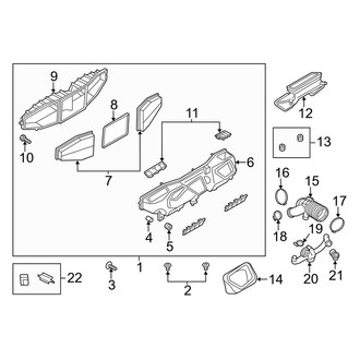 Porsche OE - Engine - Air Intake (991 Body Code 3.4L)