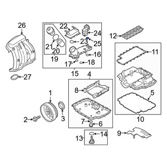 Porsche OE - Engine Oil Filter Housing O-Ring