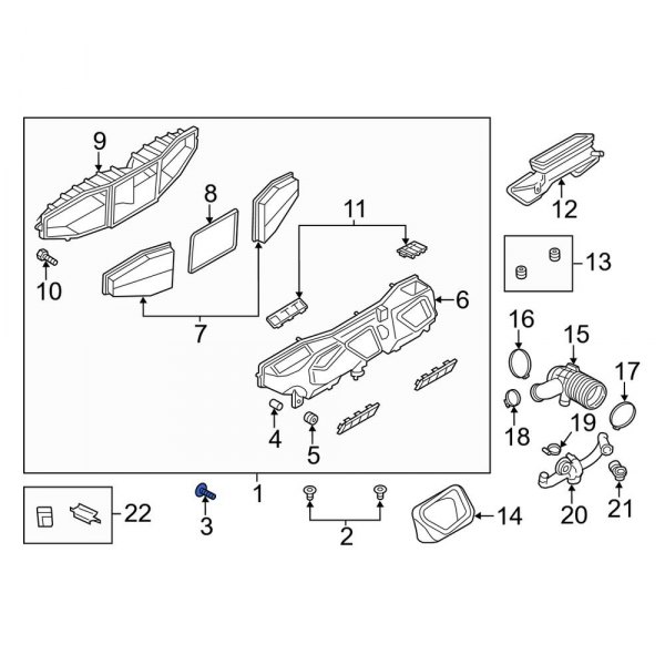 Air Filter Housing Bolt