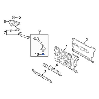 Porsche OE - Engine Oil Filler Tube Seal