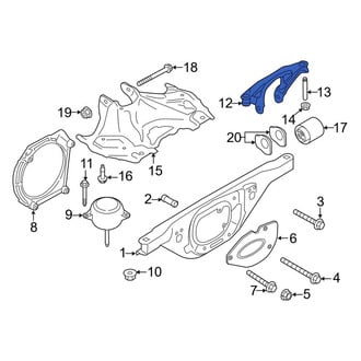 Porsche OE - Transmission Crossmember