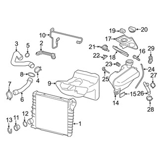 Porsche OE - Cooling - Radiator & Components (Primary)