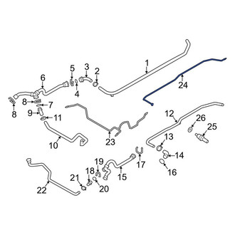 Porsche OE - Engine Coolant Overflow Hose