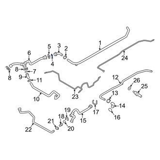 Porsche OE - Engine Coolant Pipe O-Ring