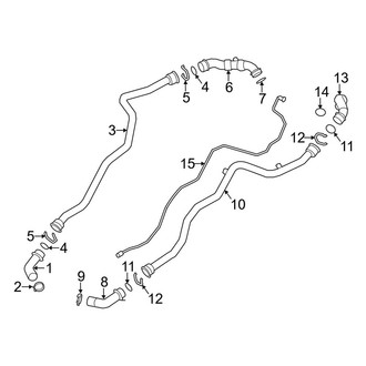 Porsche OE - Cooling - Hoses & Pipes (Underbody), (991 Body Code)