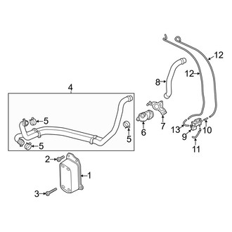 Porsche OE - Cooling - Trans Oil Cooler (3.4L / 3.8L Standard Tr)