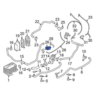 Porsche OE - Secondary Air Injection Control Valve