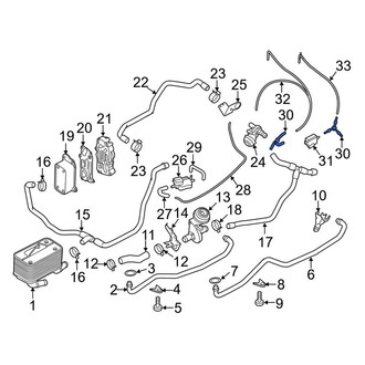 Porsche OE - Vacuum Line Adapter