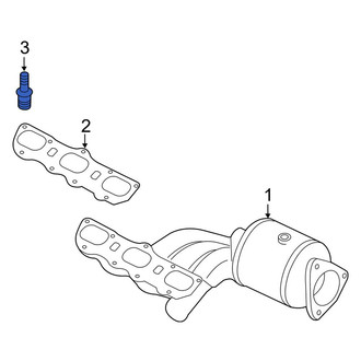 Porsche OE - Catalytic Converter Bolt