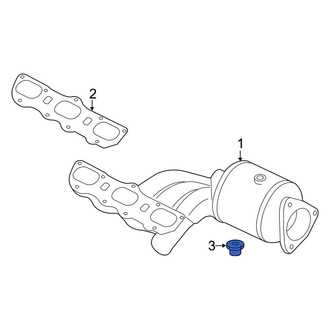 Porsche OE - Catalytic Converter Nut