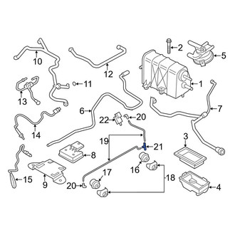 Porsche OE - Vacuum Line Adapter