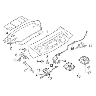 Porsche OE - Engine Lid - Lid & Components (Carrera / Carrera 4 / Carrera 4S / Carrera S)