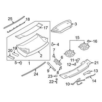 Porsche OE - Engine Lid - Lid & Components (GT3 / GT3 RS / R)