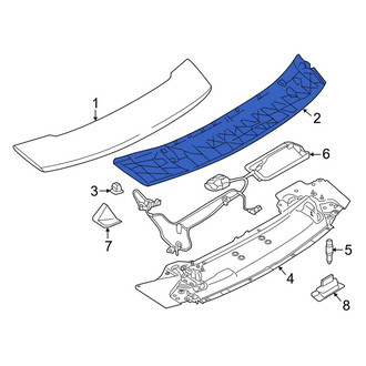Porsche OE - Rear Lower Spoiler