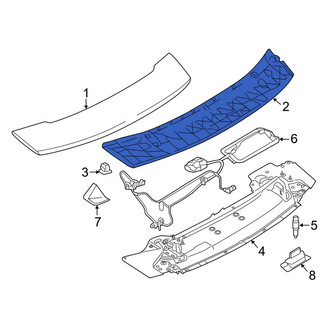 Porsche OE - Rear Lower Spoiler