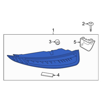 Porsche OE - Rear Right Tail Light Assembly