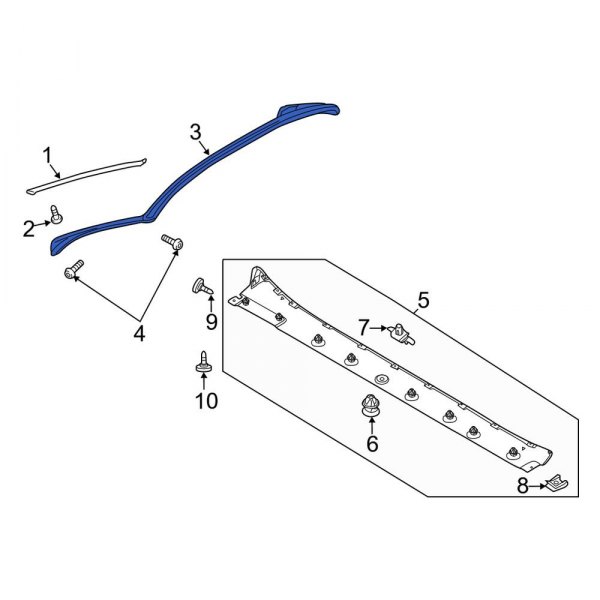 Roof Molding Seal