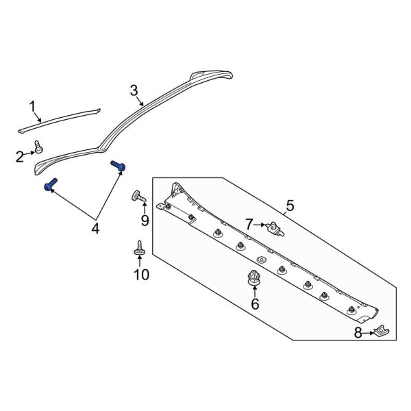 Roof Molding Screw