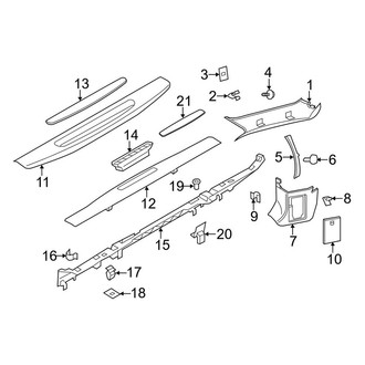 Porsche OE - Pillars, Rocker & Floor - Interior Trim (Targa 4 / Targa 4 GTS / Targa 4S)