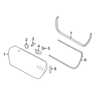 Porsche OE - Door & Components (Convertible)
