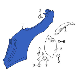 Porsche OE - Rear Right Quarter Panel