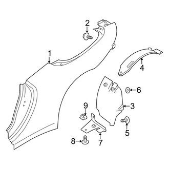 Porsche OE - Quarter Panel & Components (Carrera Convertible)