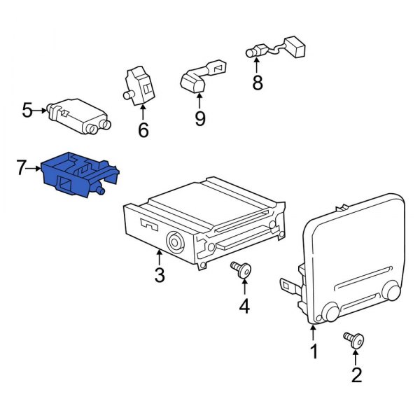 Audio Auxiliary Jack Bracket