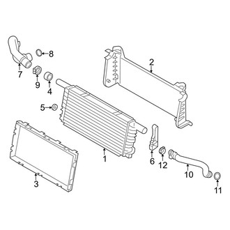 Porsche OE - Cooling - Radiator & Components (Center), (GT3)