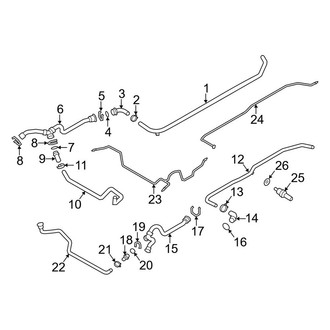 Porsche OE - Cooling - Hoses & Pipes (Front)