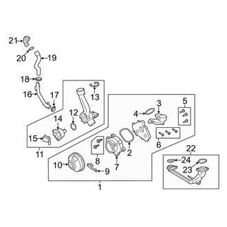 Porsche OE - Cooling - Water Pump (991 Body Code)