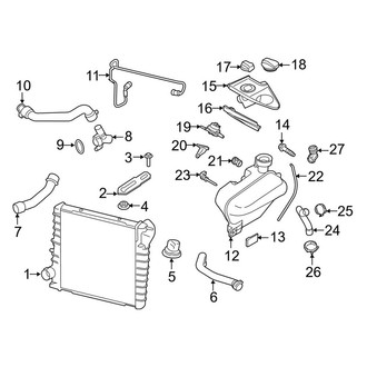 Porsche OE - Cooling - Radiator & Components (Primary), (4.0L)