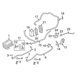 Porsche OE - Cooling - Trans Oil Cooler (4.0L)