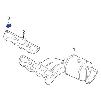 Porsche OE - Catalytic Converter Nut