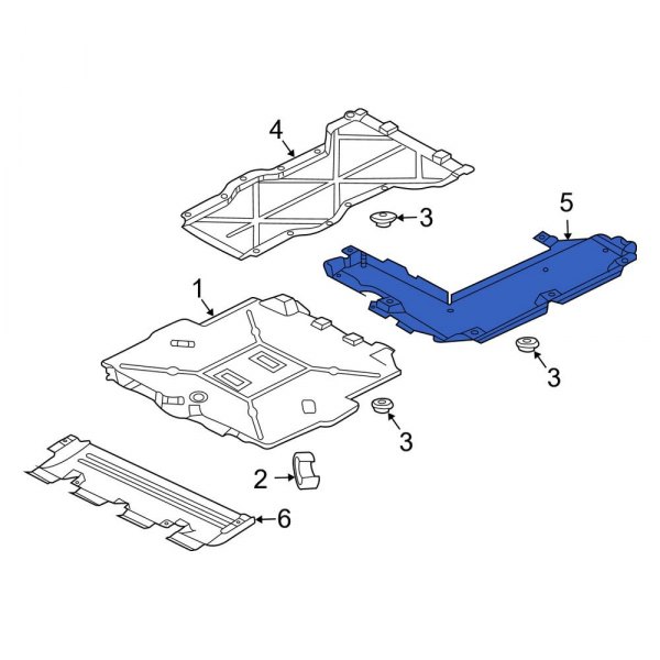 Floor Pan Splash Shield