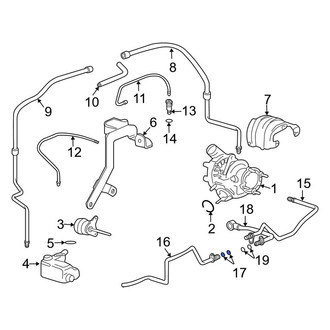 Porsche OE - Turbocharger Oil Line O-Ring
